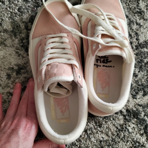 VANS OLD SKOOL PINK/MARSHMALLOW SIZE 7 WOMENS - Picture 7 of 8